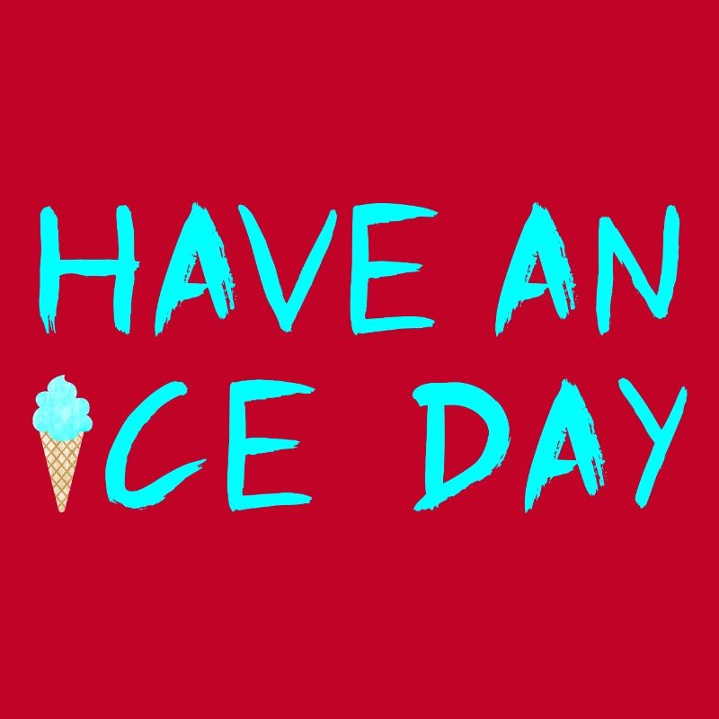 Eis Eiscreme coole Sprüche Sommerzeit Fan