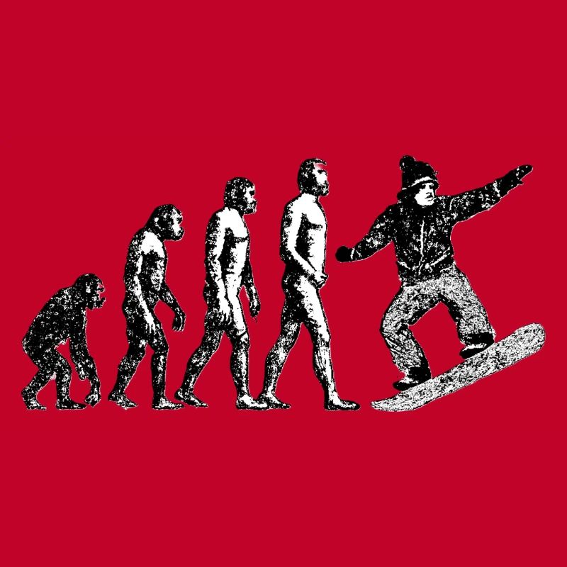 Evolution to snowboarder grunge design