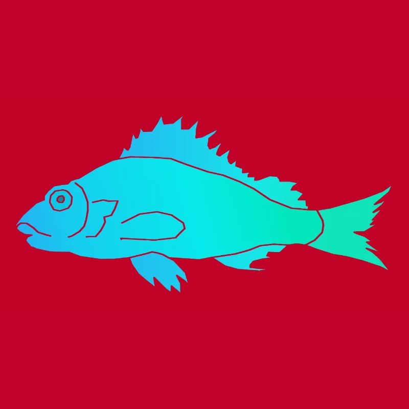 Fisch mit Zackenflosse