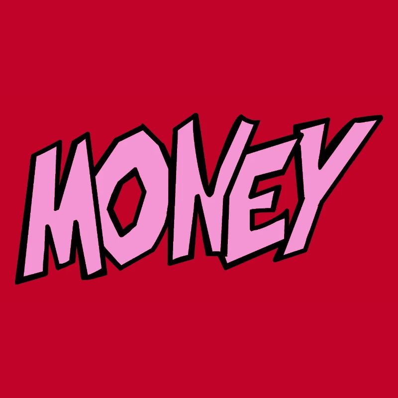 Geld-Illustration mit Lebendiger Typografie