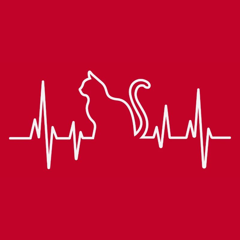 Katzenherz Pullover Design