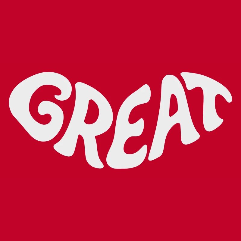 Great, Great Bubbel Word Design