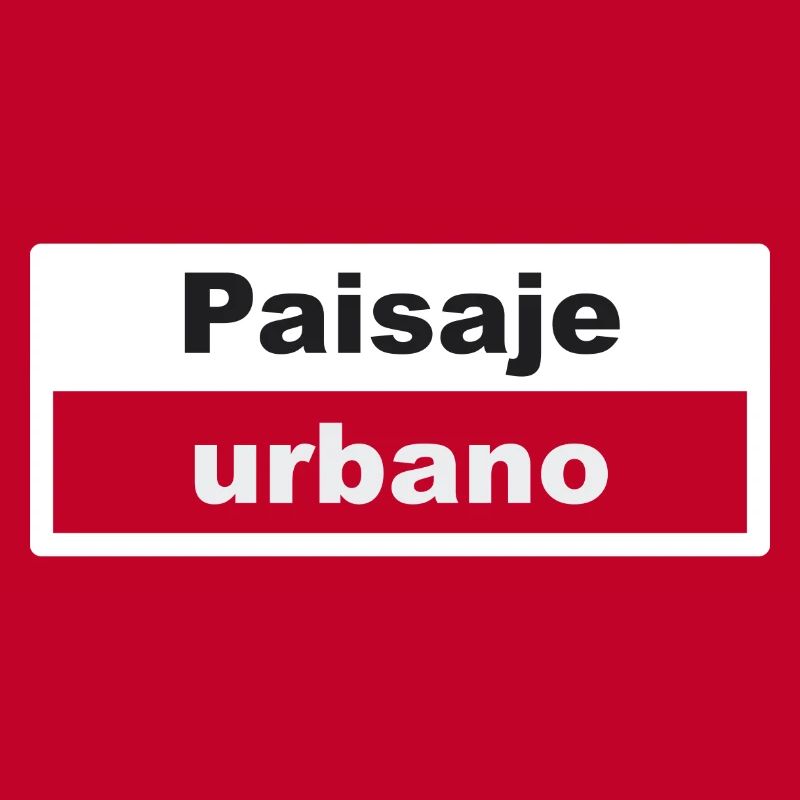 Cityscape Typography Spanish