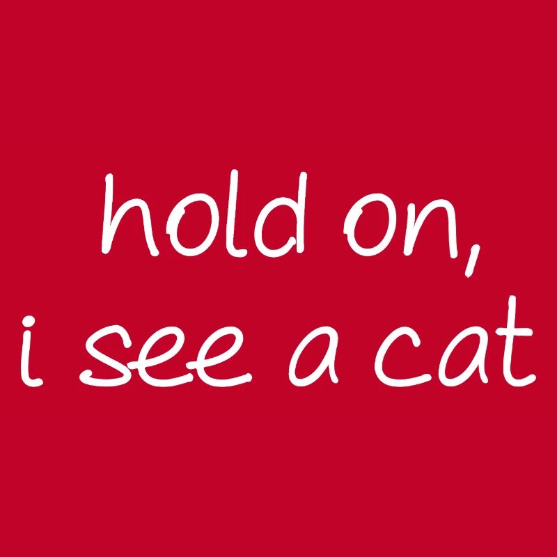 Hold on I see a Cat