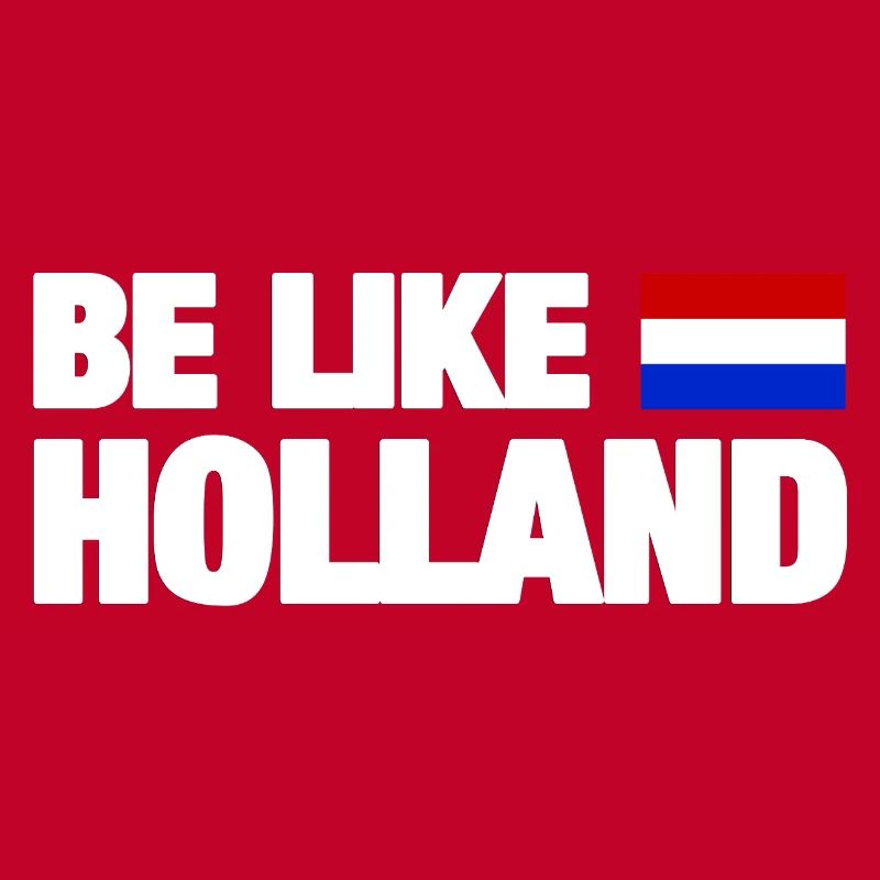 Motif de conception du drapeau de la Hollande