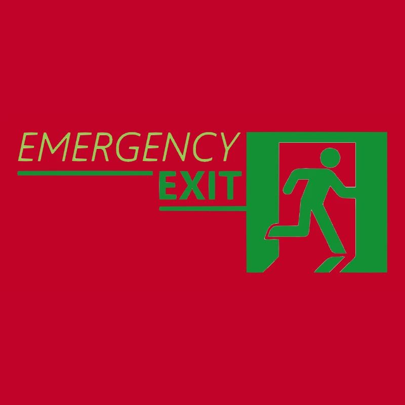 Emergency EXIT Classic Green