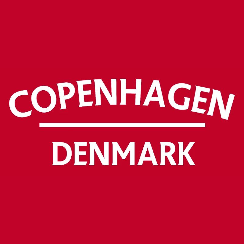 Copenhague – Danemark Textdesign