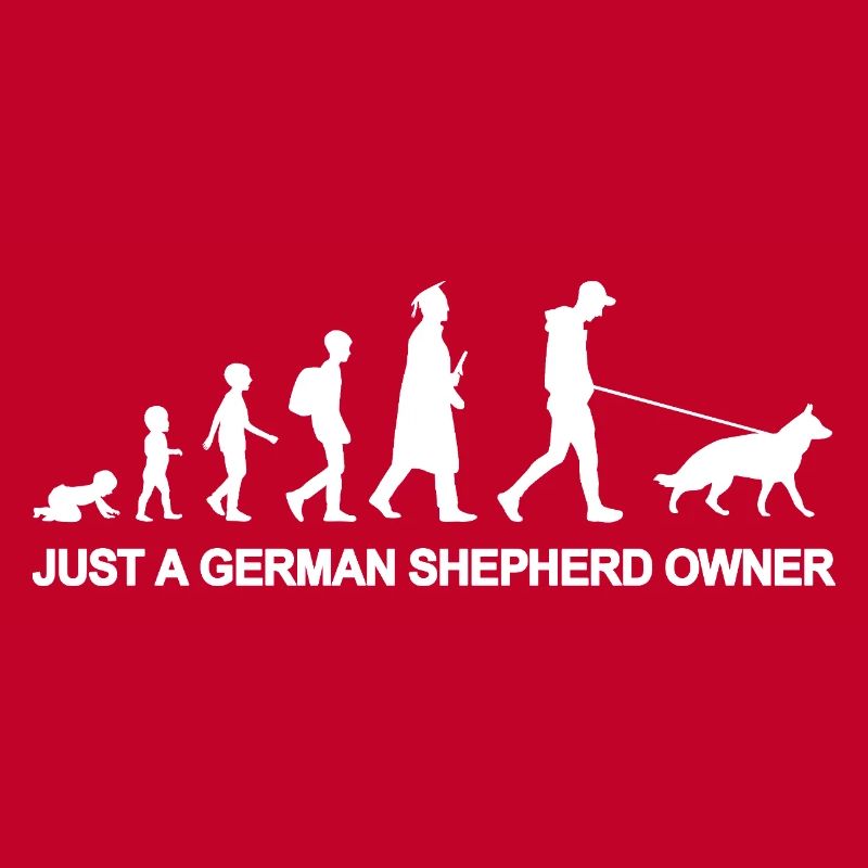 Juste un propriétaire de berger allemand