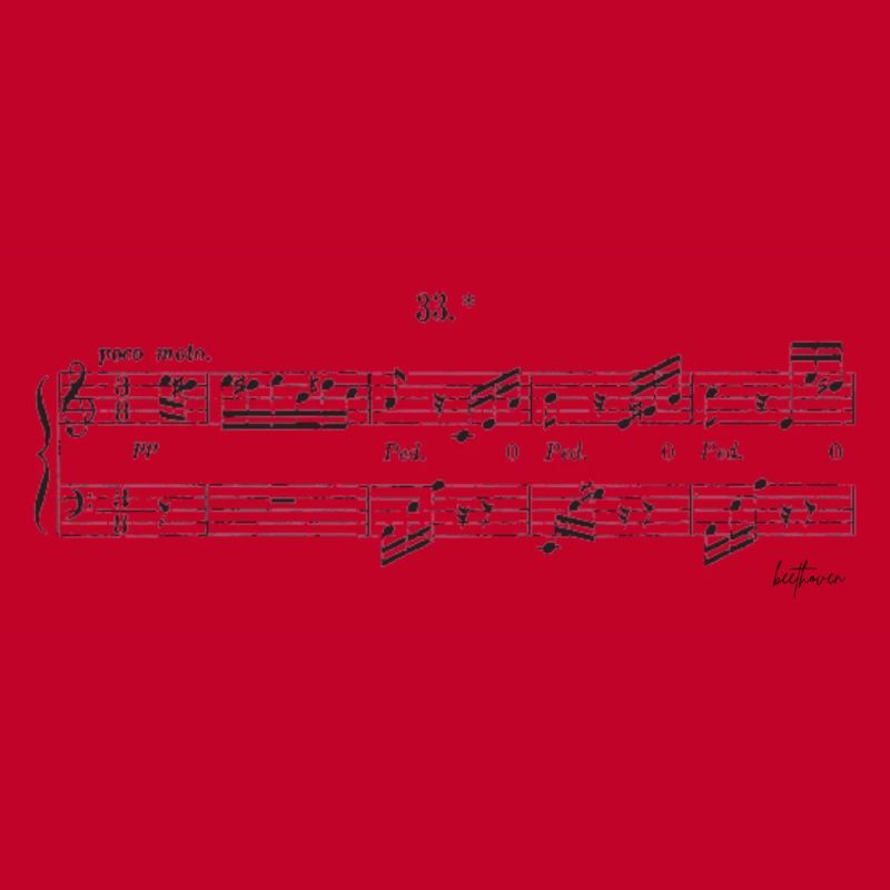 Conception de partitions de Beethoven pour Elise