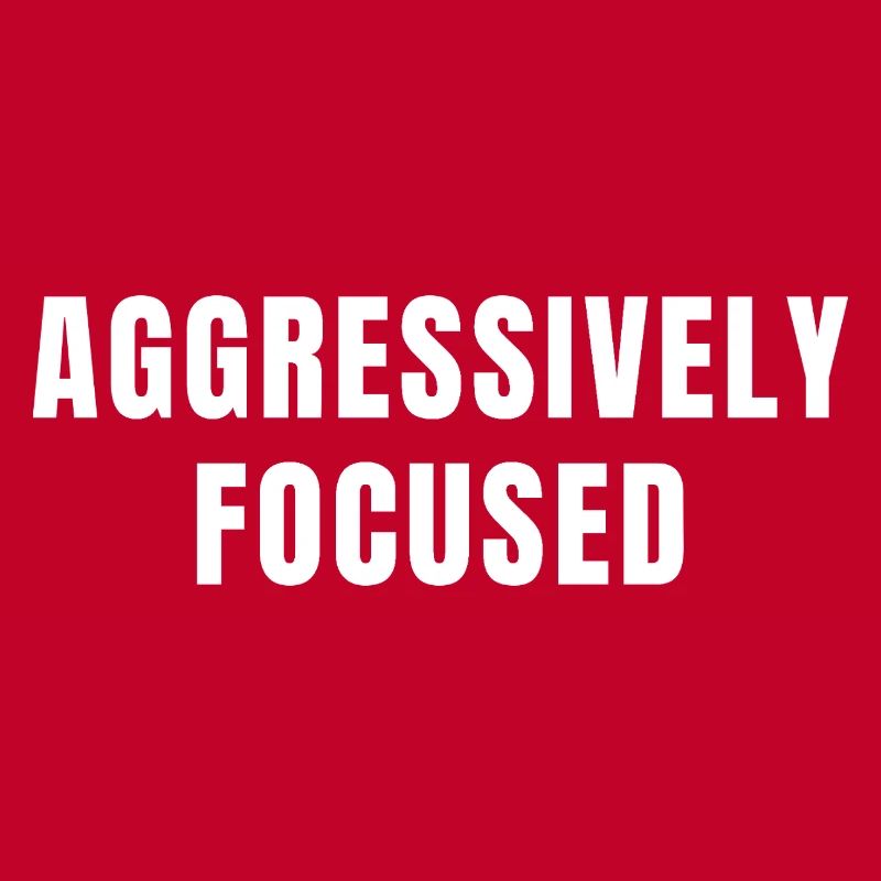 Discipline agressivement concentrée Succès Mindset