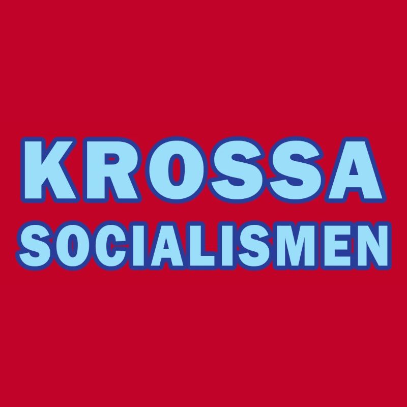 Crush Socialism Neon Text