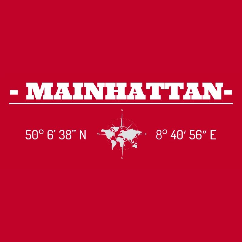 Coordinates Frankfurt am Main Mainhattan