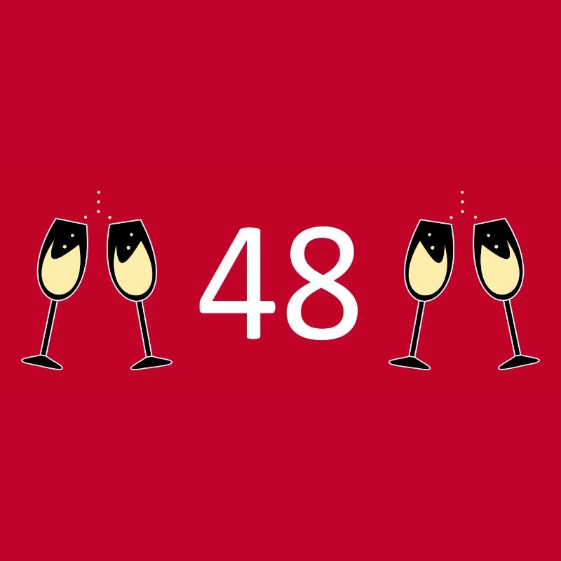 48e anniversaire 48 ans 48 ans numéro 48
