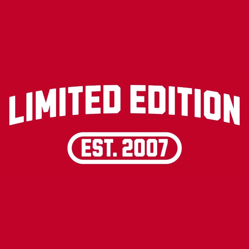 Limited Edition 2007 Geburtstag