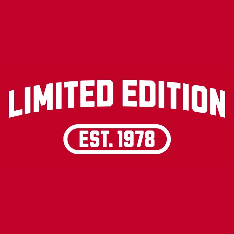 Limited Edition 1978 Geburtstag