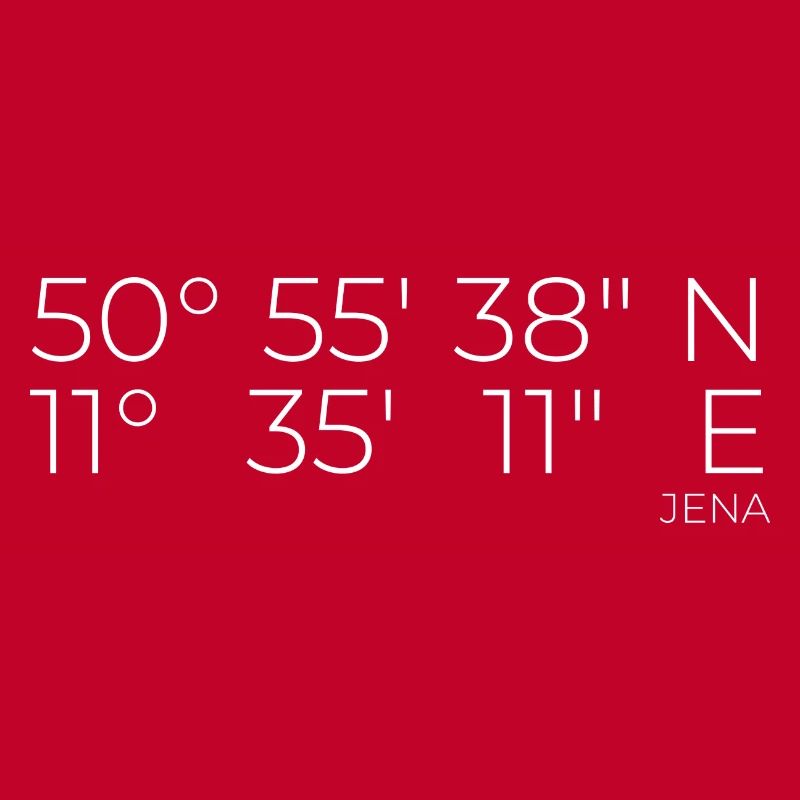 Coordinates Jena, Thuringia