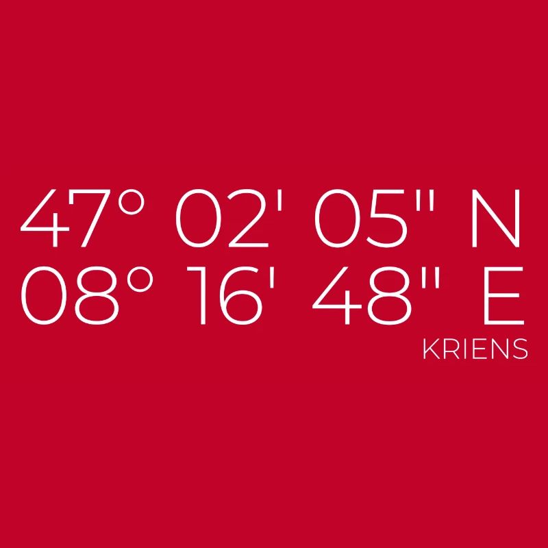 Coordinates Kriens, Lucerne, Switzerland