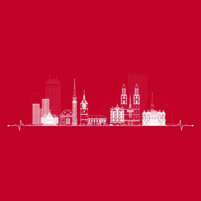Skyline Pulse Cityscape Tee