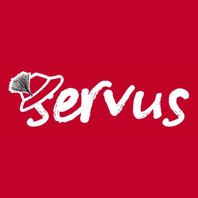 Servus Gruß mit Trachtenhut
