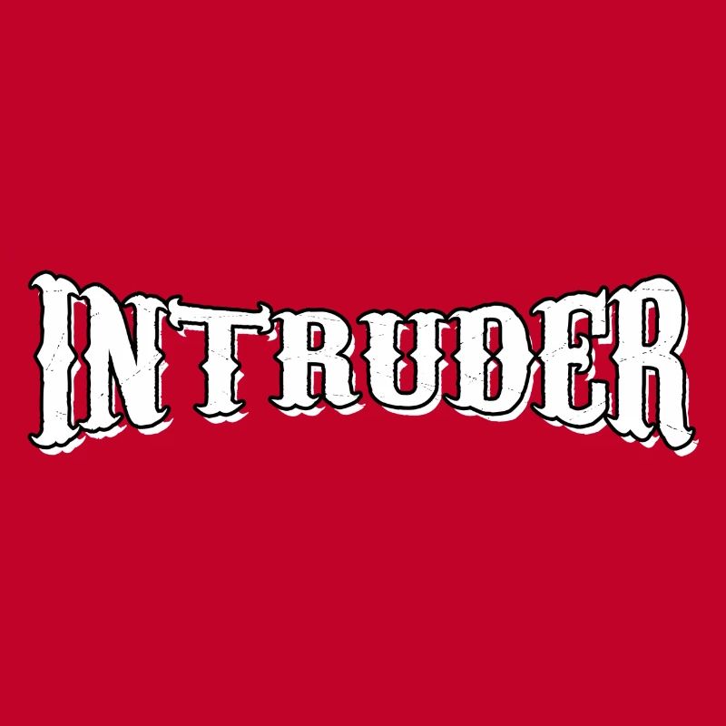 intruder hacker eindringling clan sticker computer
