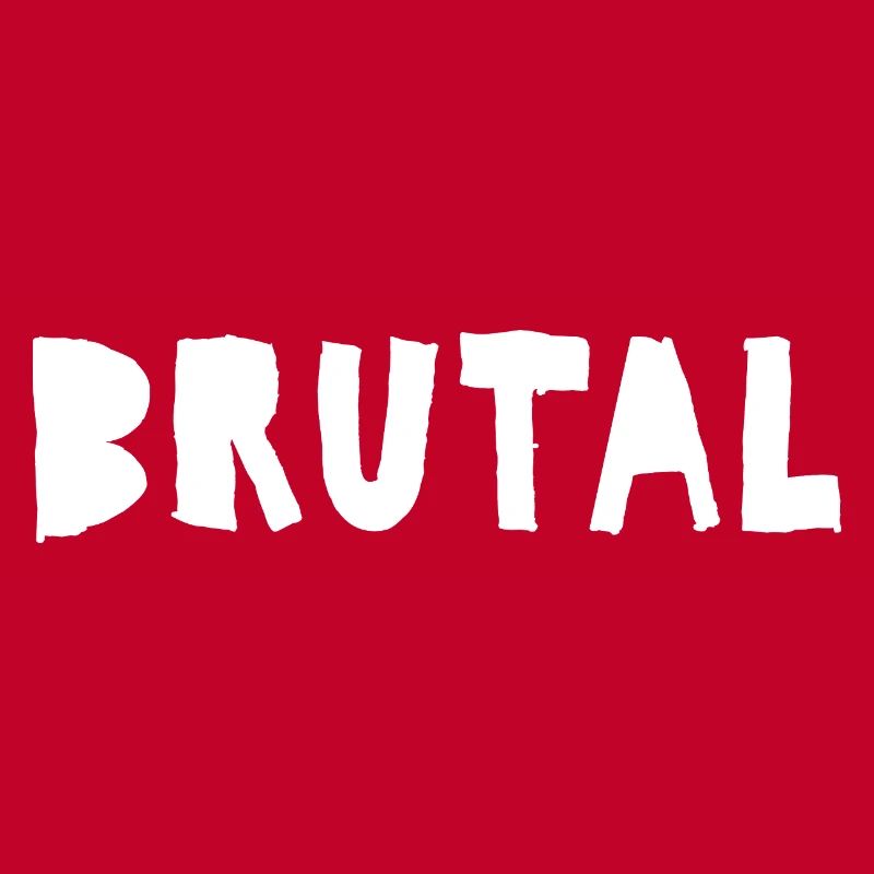 Conception brutale du logo Daged Bold