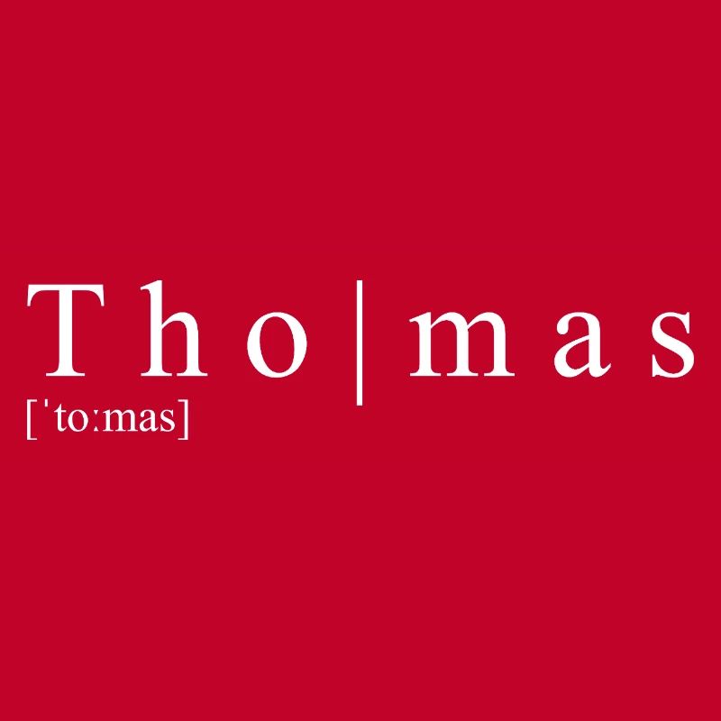 Thomas Definition Typography