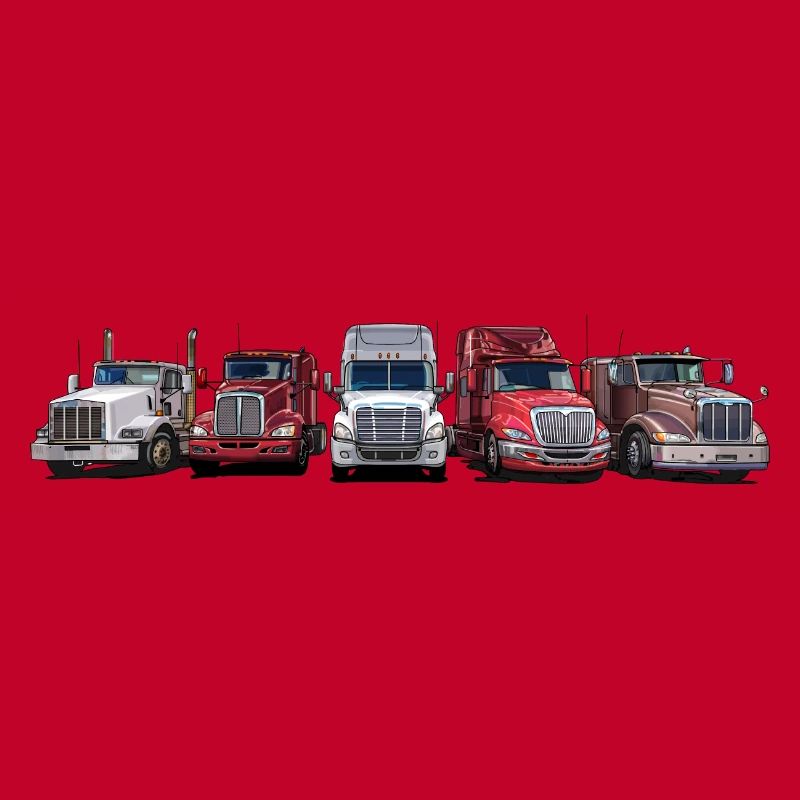 Tracteurs de semi-remorques à long capot