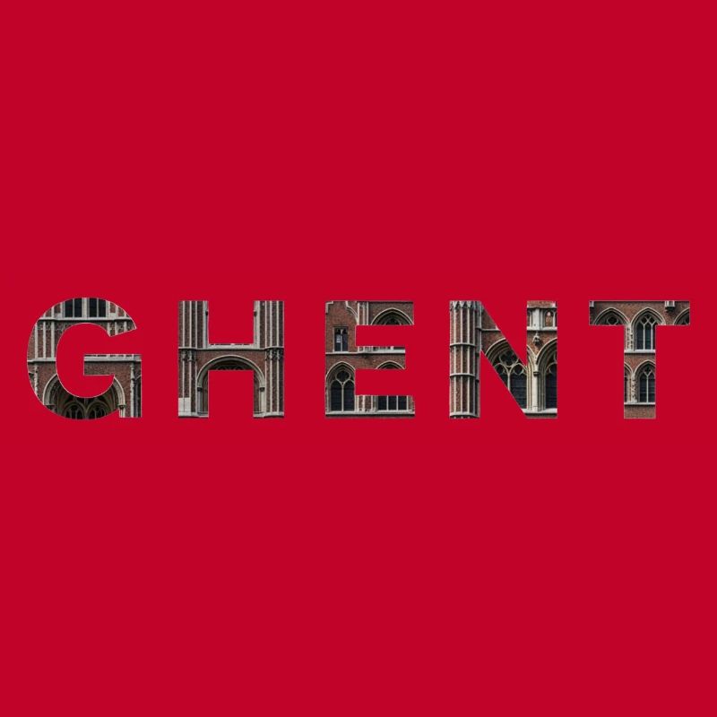 GAND – Typographie en brique gothique