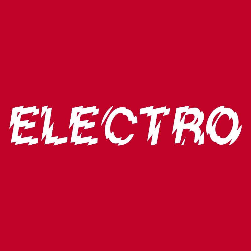 Conception de logo typographique de musique électro