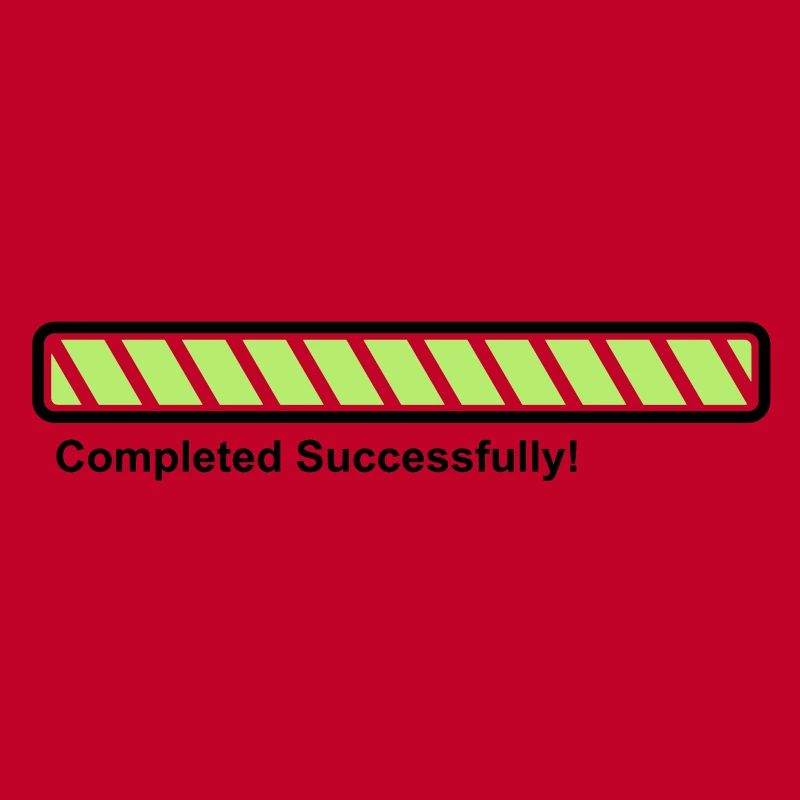 Progress Bar - 100% loaded - finished!