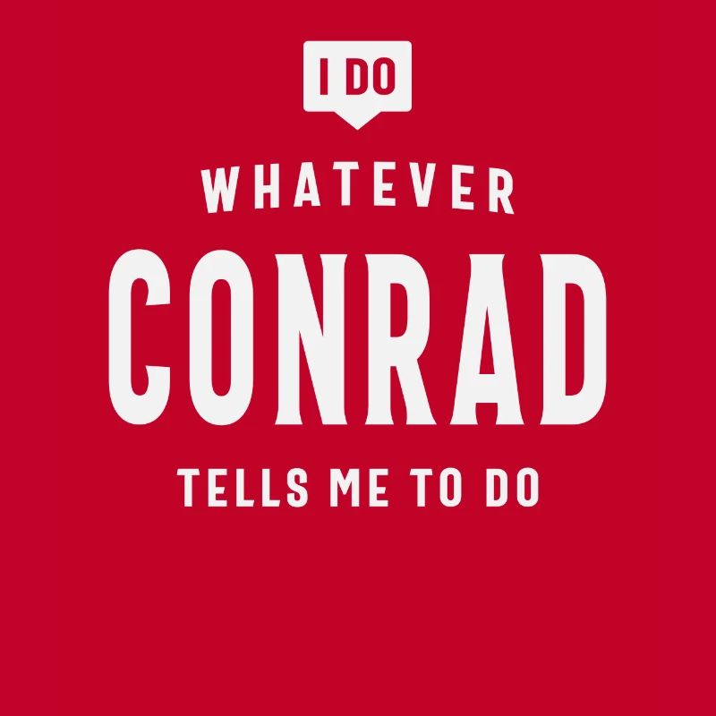Personalized Name Conrad