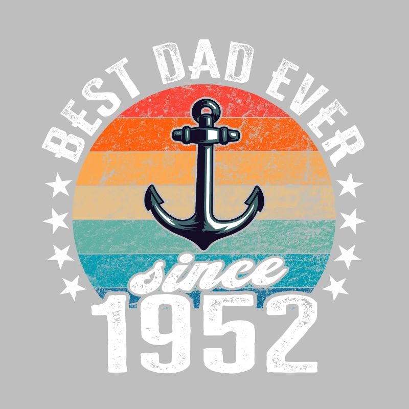 Bester Papa der Welt seit 1952 Anker