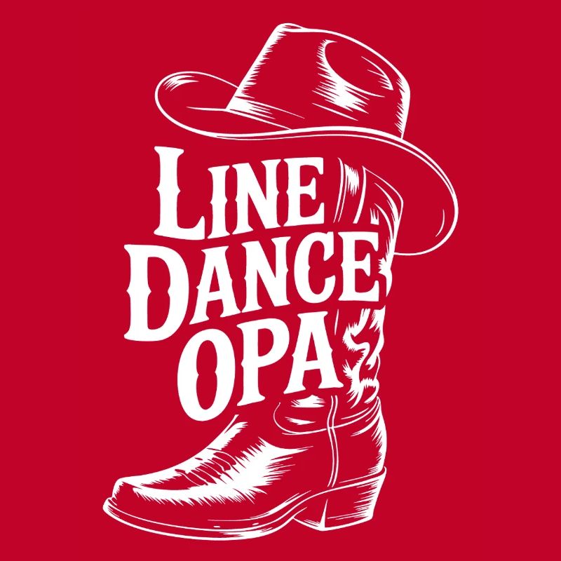 Line Dance Ops Western Boot Tee