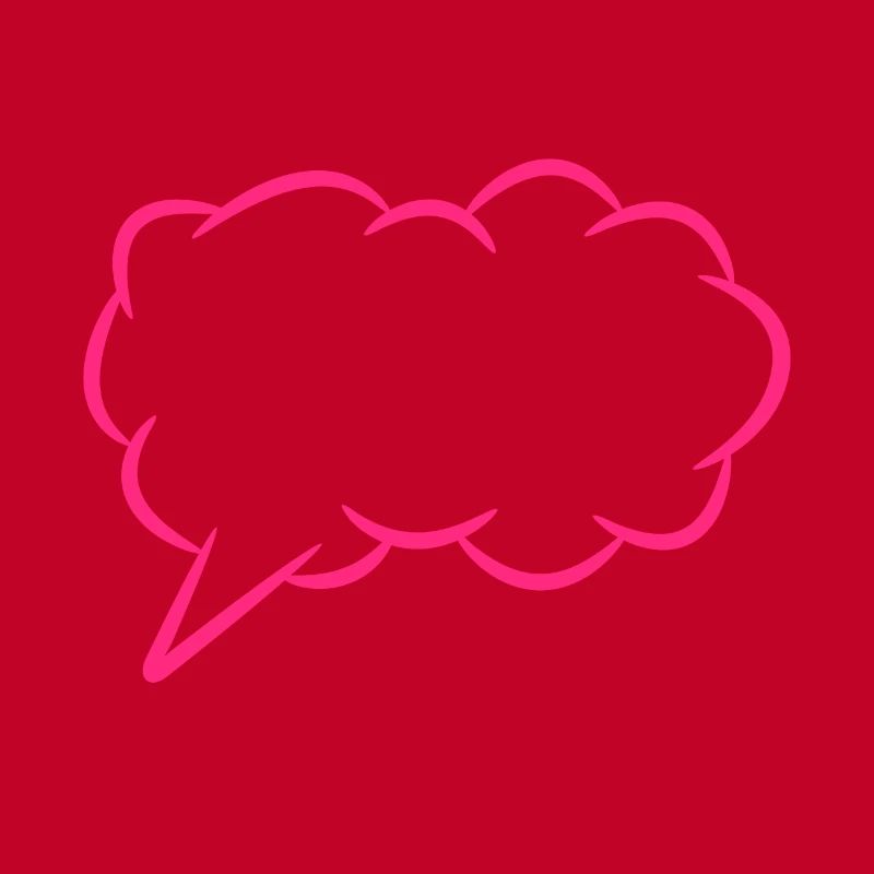 Speech bubble thought bubble