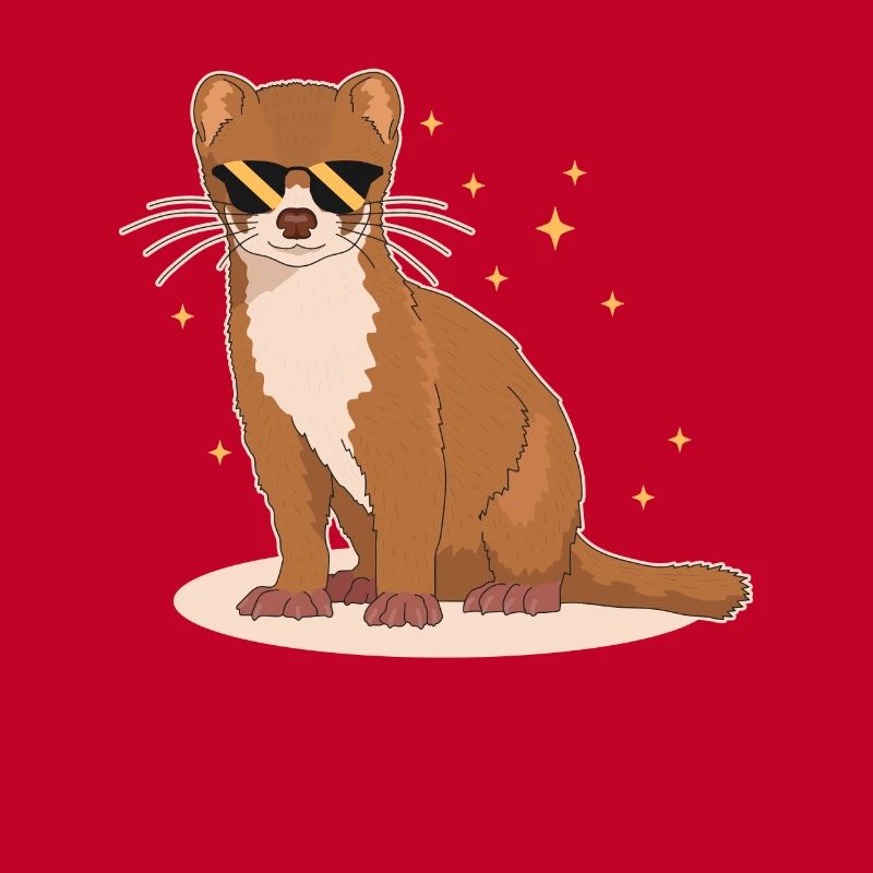 Cadeau Weasel Mouse Weasel Hermännchen