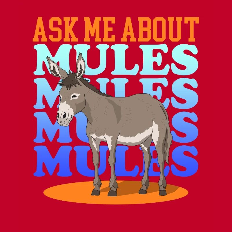 Maultier Maulesel Muli Mulis Maultiere Geschenk