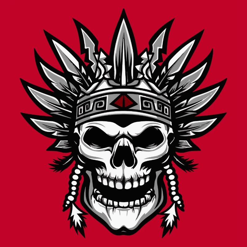 Chef Apache Skull Indien