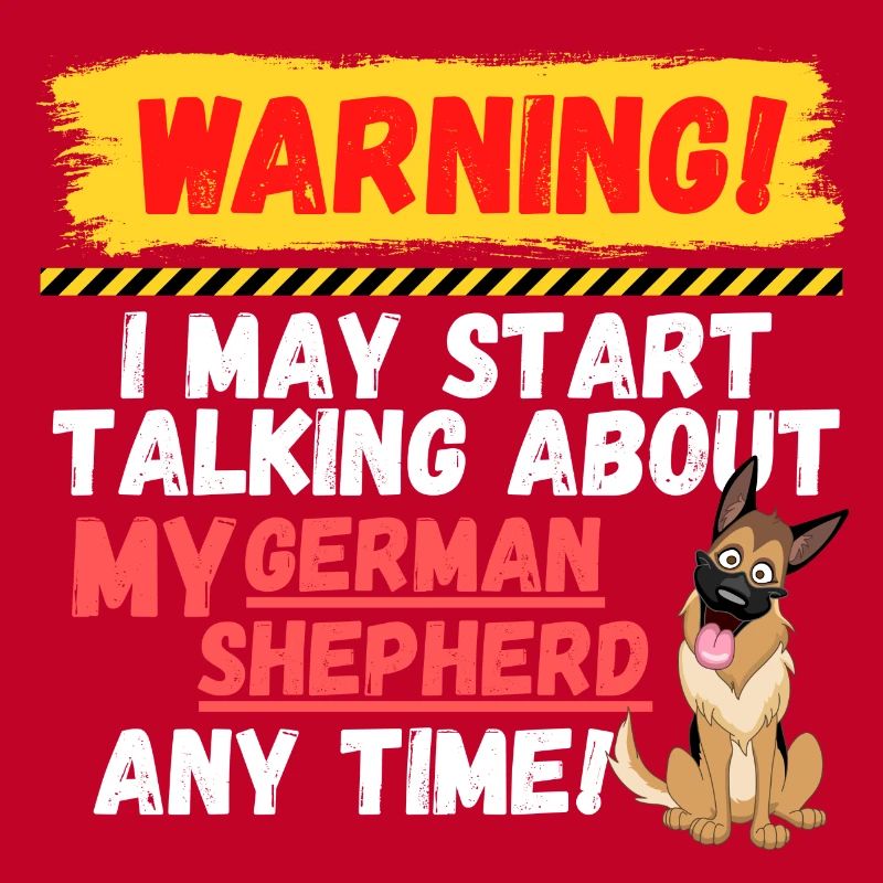 Warning German Shepherd