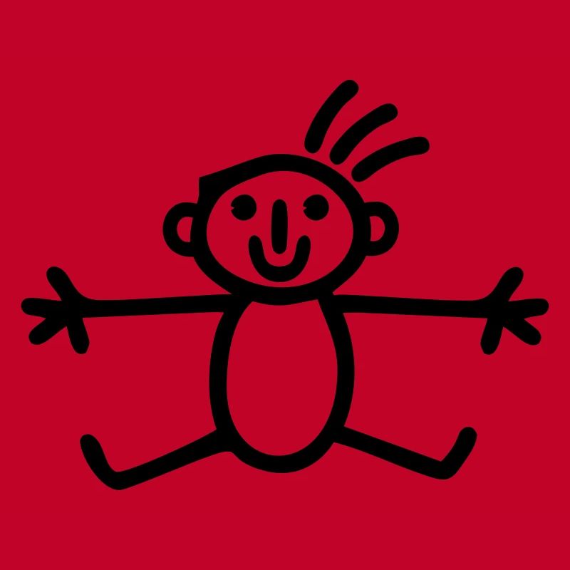 Strichmännchen Junge
