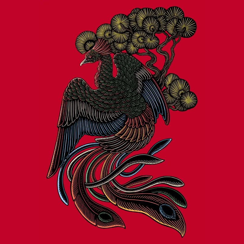 Hōō (鳳凰 Phönix, Phönix oder Phönix) | Yōkai-Serie