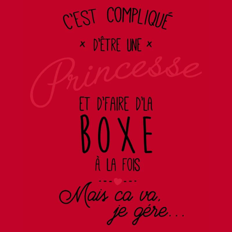 princesse et Boxe - boxeuse