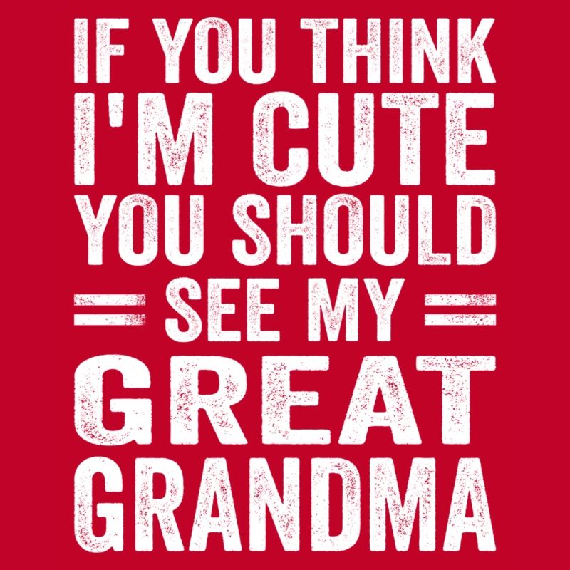 Si vous pensez que je suis mignon, vous devriez voir ma grand-mère