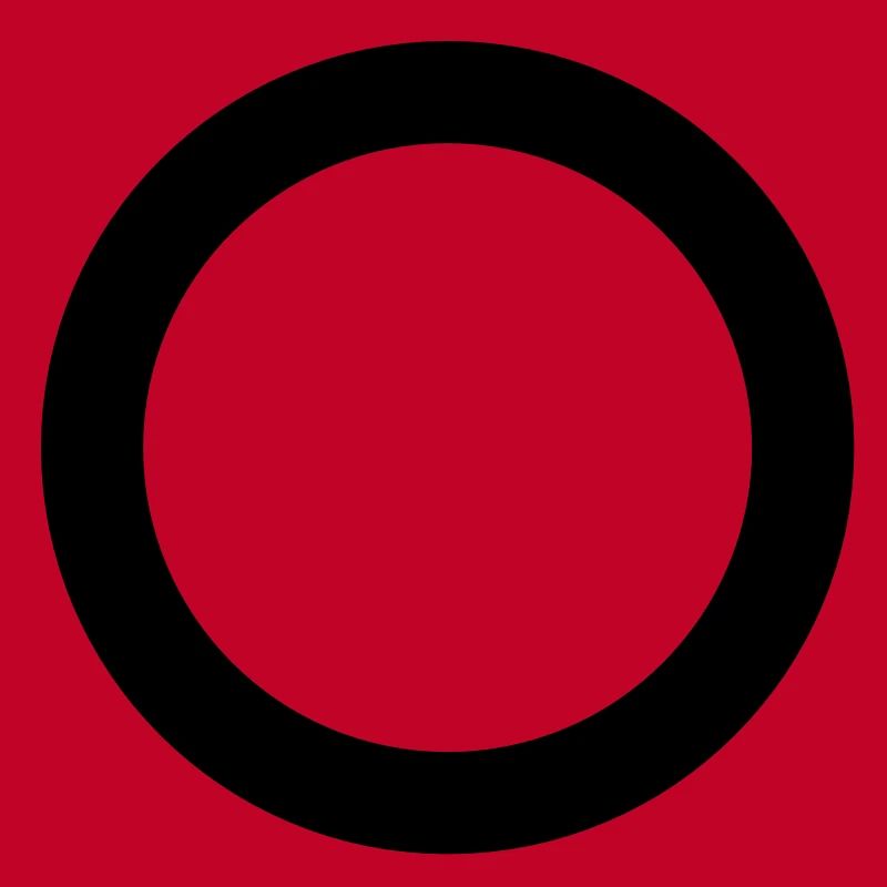 Ring circle style hipster icon Mathematics