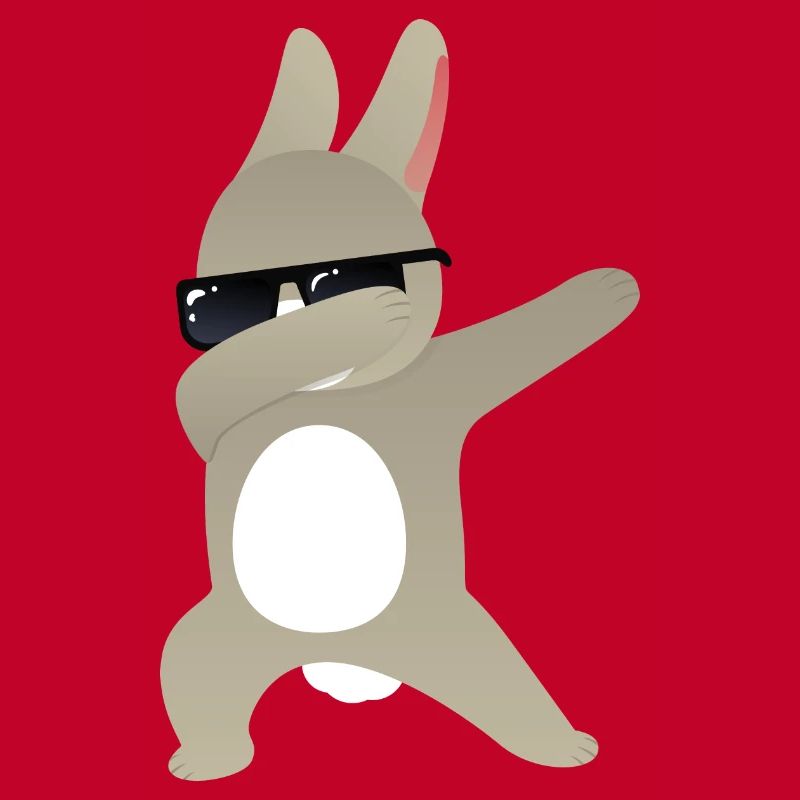 Dabbing Rabbit With Sunglasses - Dab Dance Gift