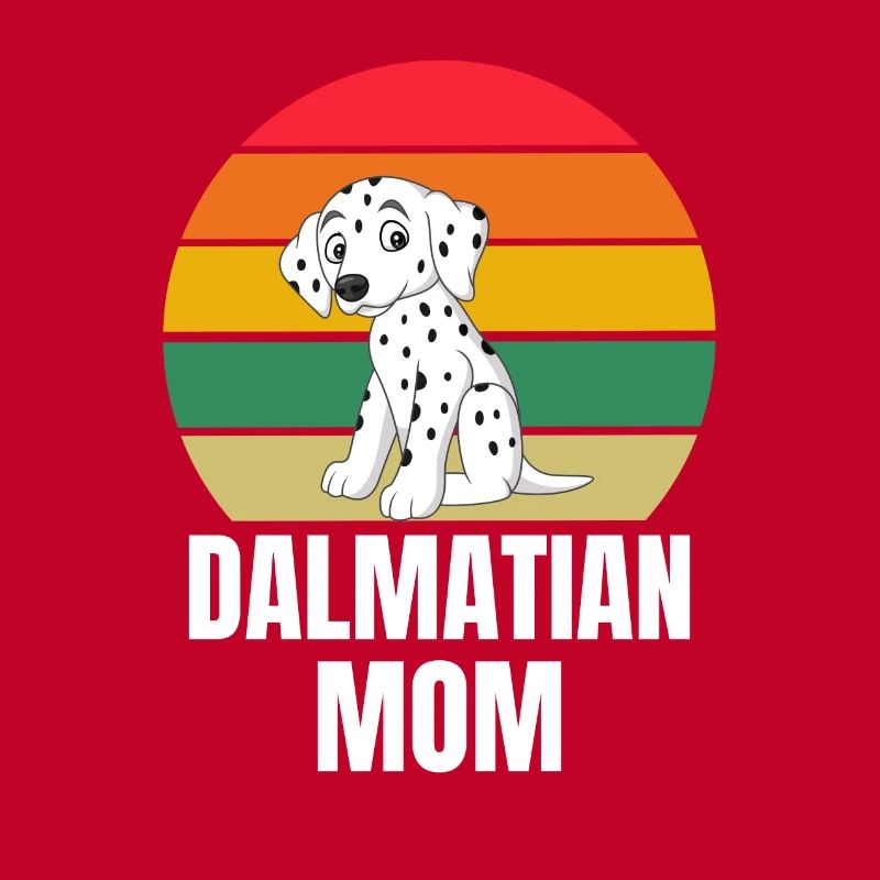 Retro Hunde Mama Muttertag Geschenk Dalmatiner