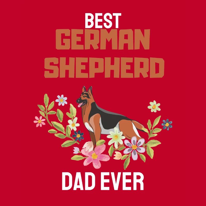 Bester Deutscher Schäferhund Papa Vatertag Hunde