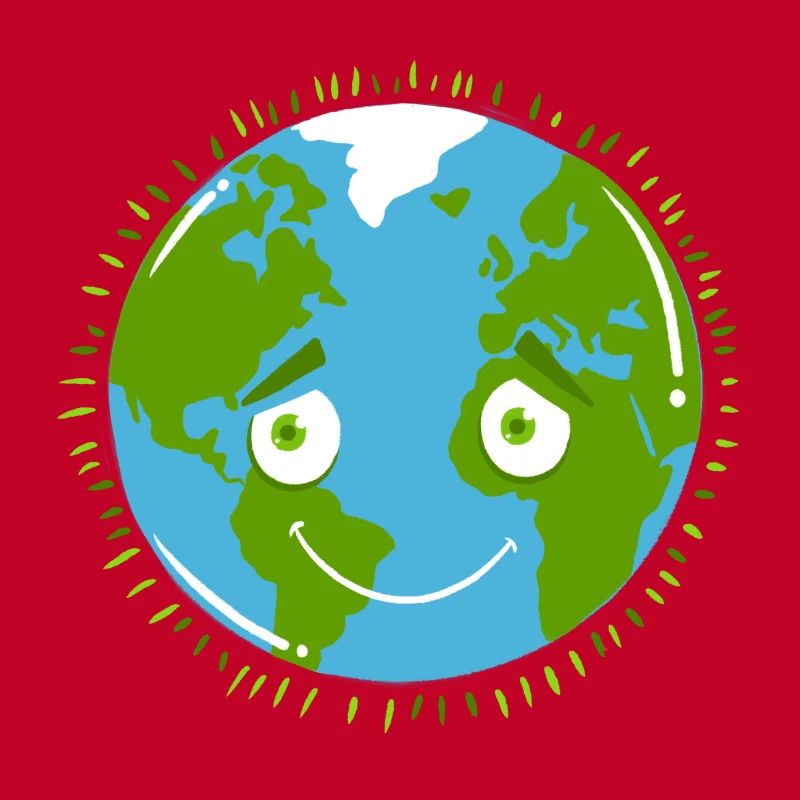 Schüchterner Planet ERDE