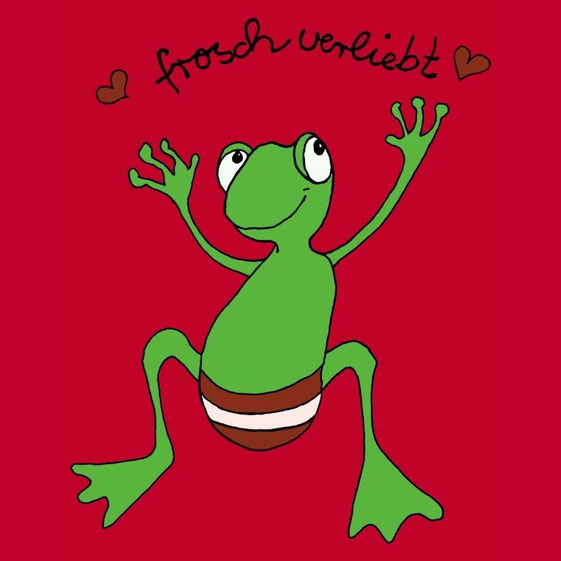 Frosch Verliebt