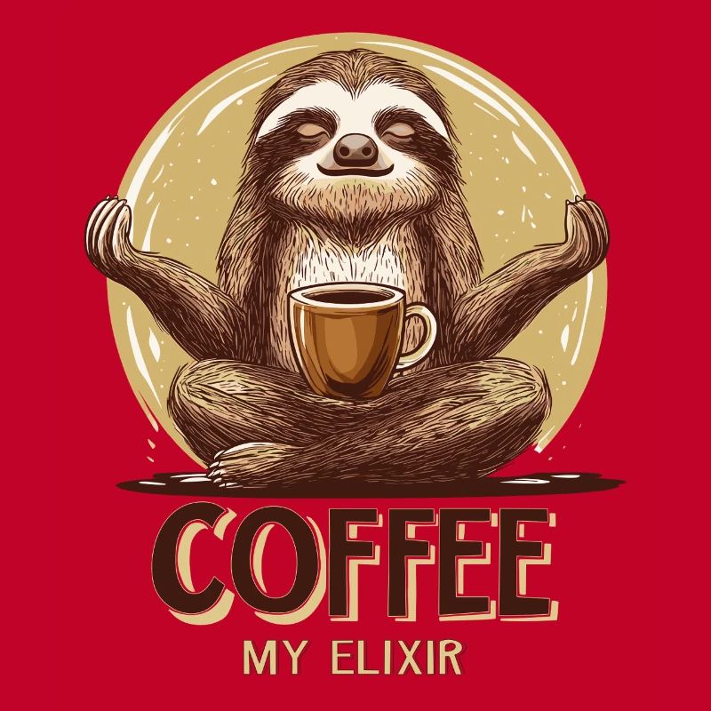 Faultier Sloth Kaffee Coffee Elixir