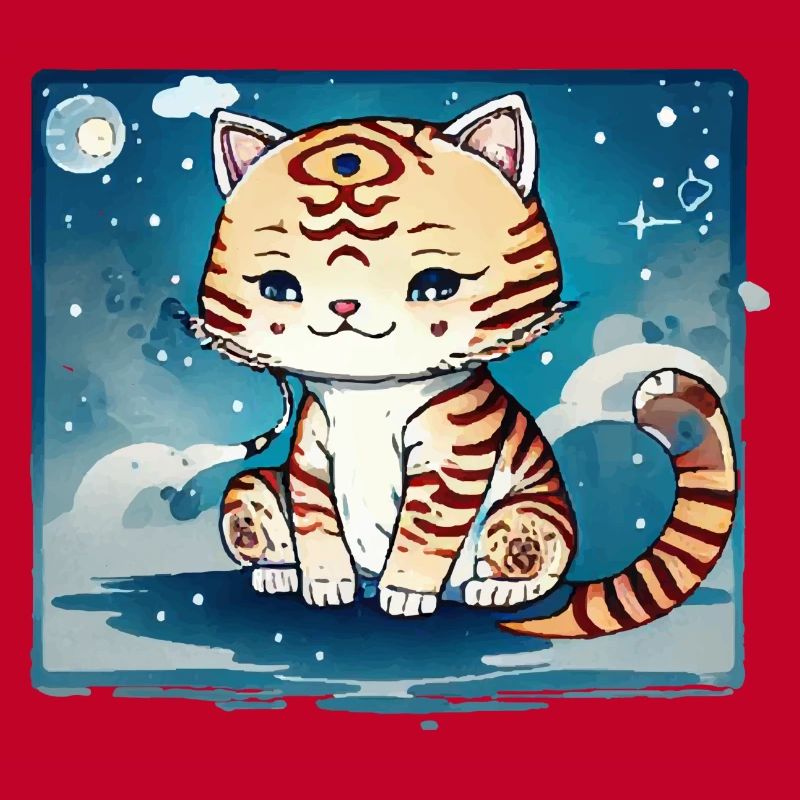 A cat design that couldn't be sweeter.